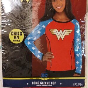 4/20 DC (Child M/L) Wonder Woman Long Sleeve Top